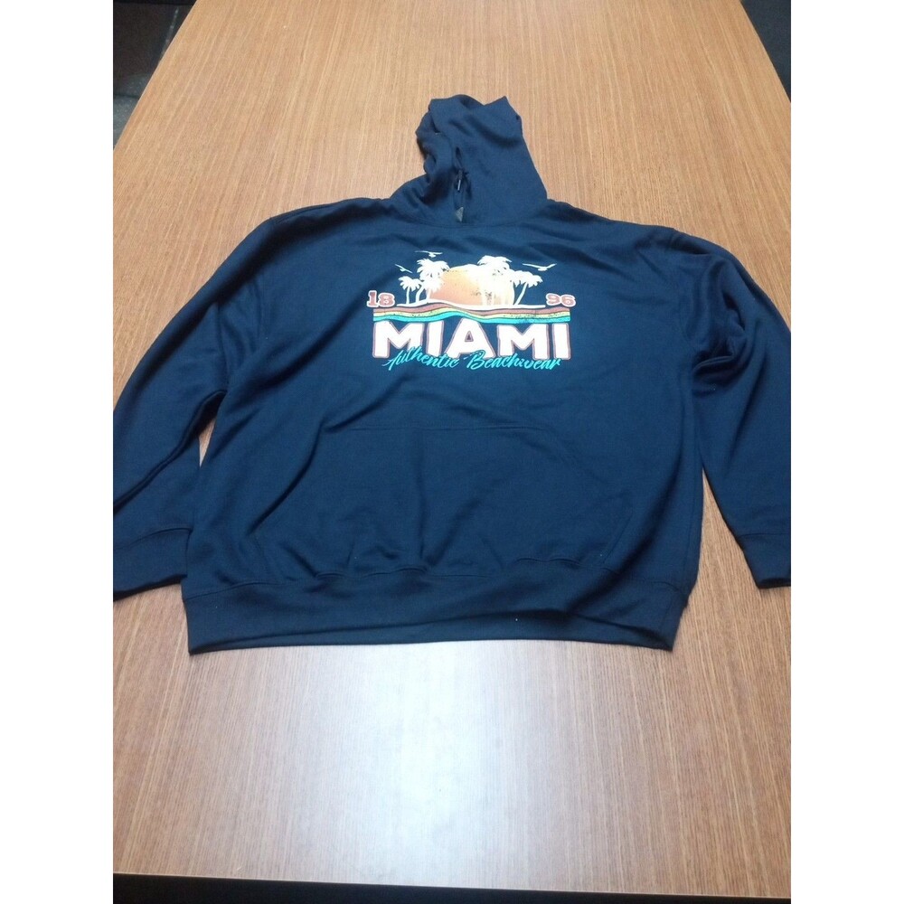 Miami Blue XL Pullover Hoodie